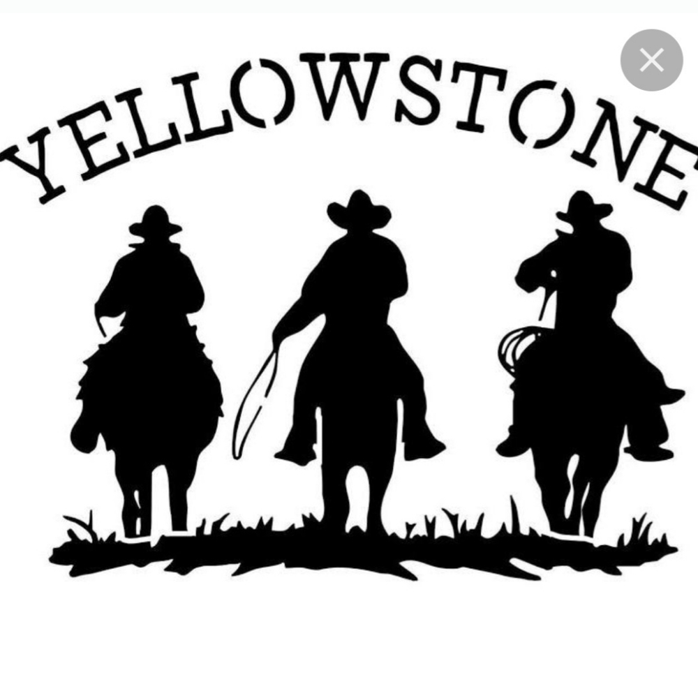 Yellowstone vinyl decal